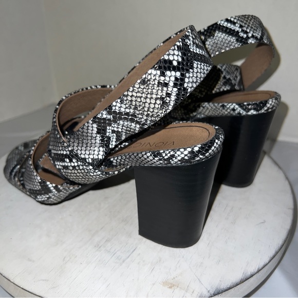 Vionic Women's Blaire Snake Print Block Heel Open Toe Sandals Size 10 - Picture 6 of 11